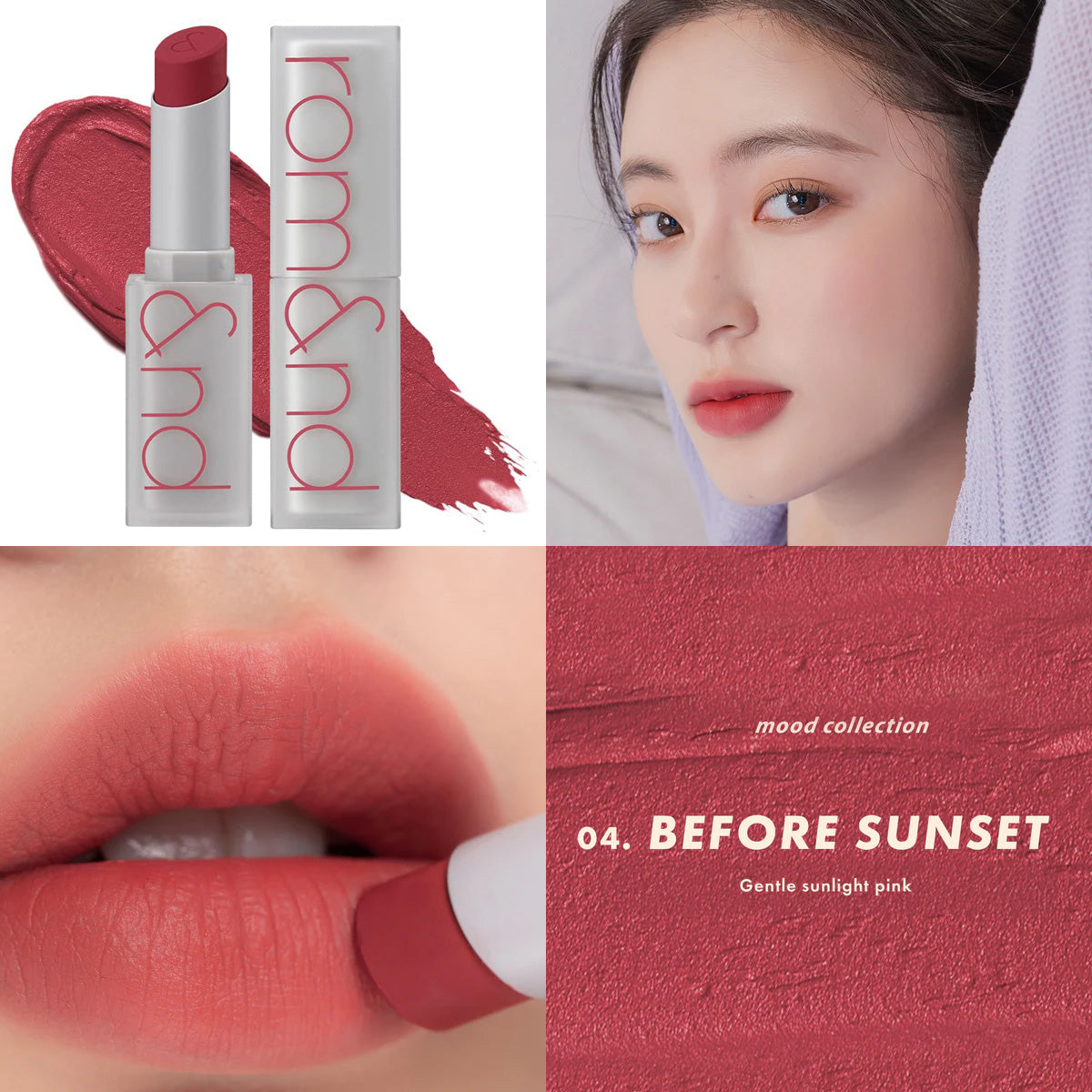 Romand Zero Matte Lipstick #04 Before Sunset - Image 2