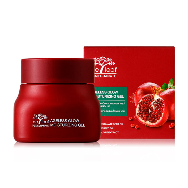 De Leaf Pomegranate Ageless Glow Moisturizing Gel - 40ml - Image 2