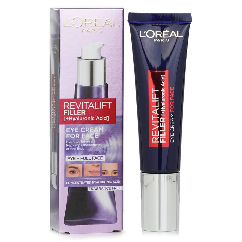 Loreal Revitalift Filler EyeCream For Face - 7.5ml - Image 2