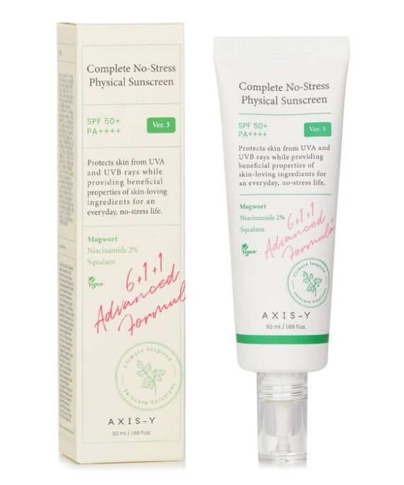Axis Y Complete No-Stress Physical Sunscreen - 50ml