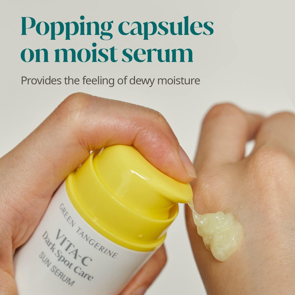 Goodal Green Tangerine Vita C Dark Spot Care Sun Serum - 50ml - Image 4