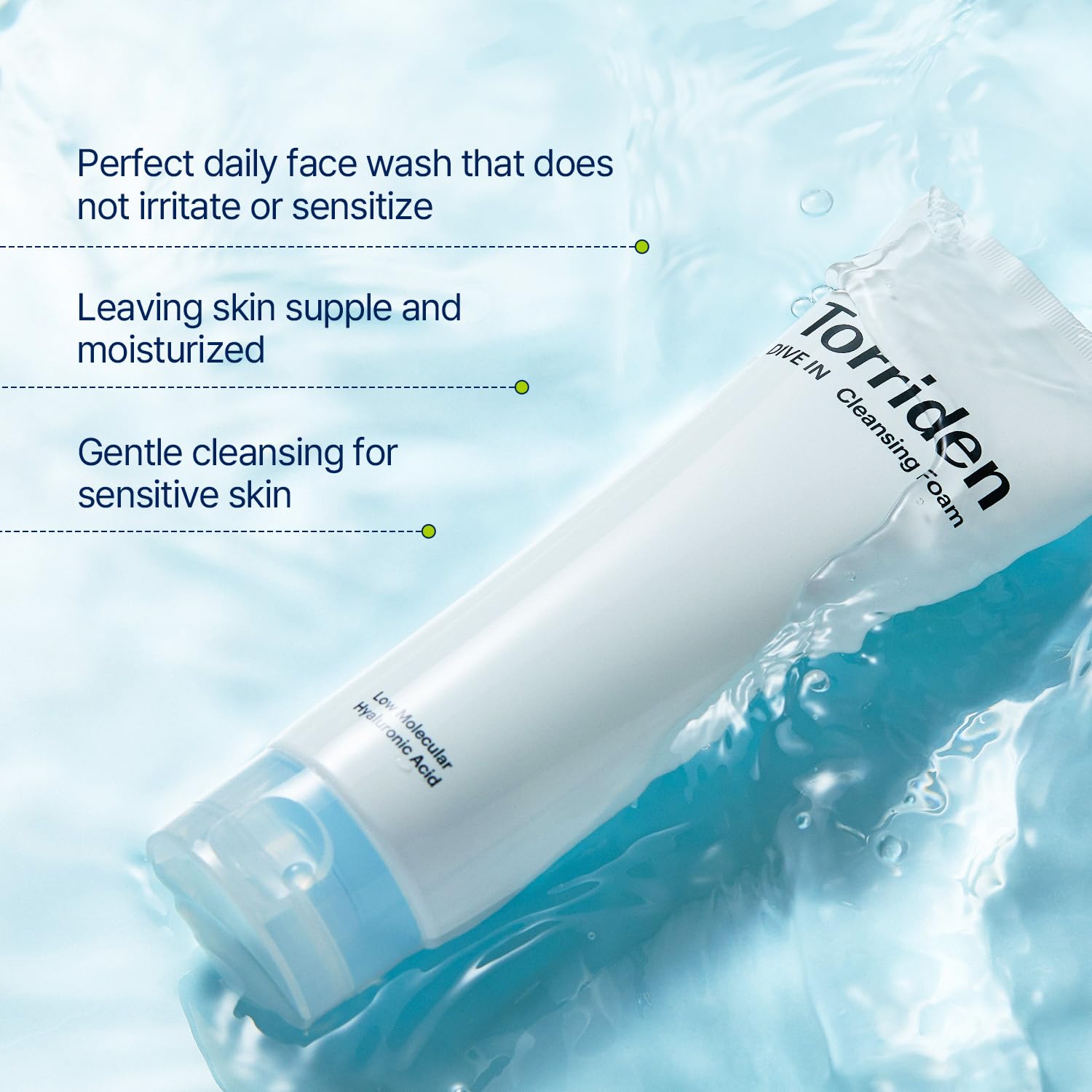 Torriden Dive-In Low Molecular Hyaluronic Acid Cleansing Foam - Image 3