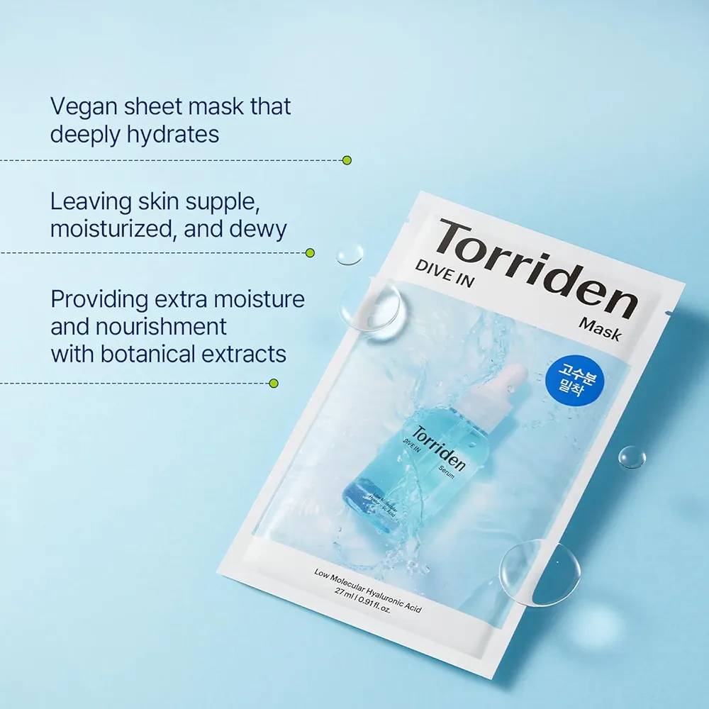 Torriden Dive-In Low Molecular Hyaluronic Acid Mask - Image 3