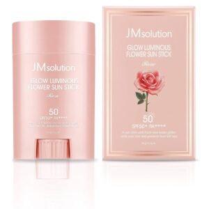 JM Solution Glow Luminous Flower Sun Stick Rose  - 21 g