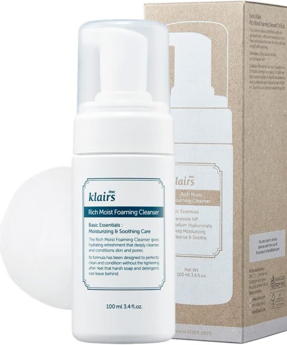 DEAR KLAIRS Rich Moist Foaming Cleanser 100ml