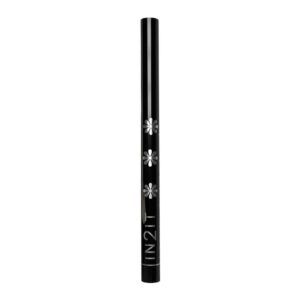 In2it Hair Brush Eyeliner Pen Waterproof - 01 all black