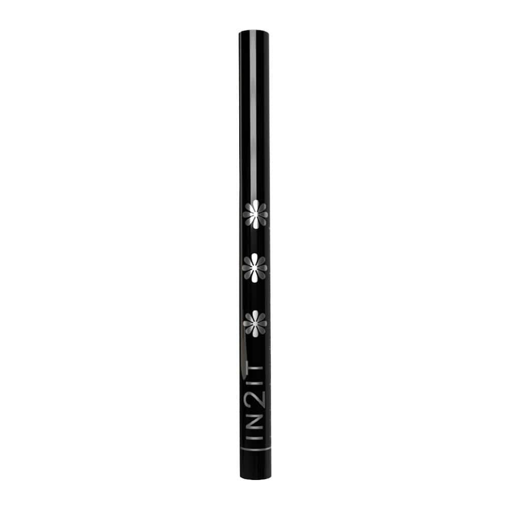 In2it Hair Brush Eyeliner Pen Waterproof - 01 all black