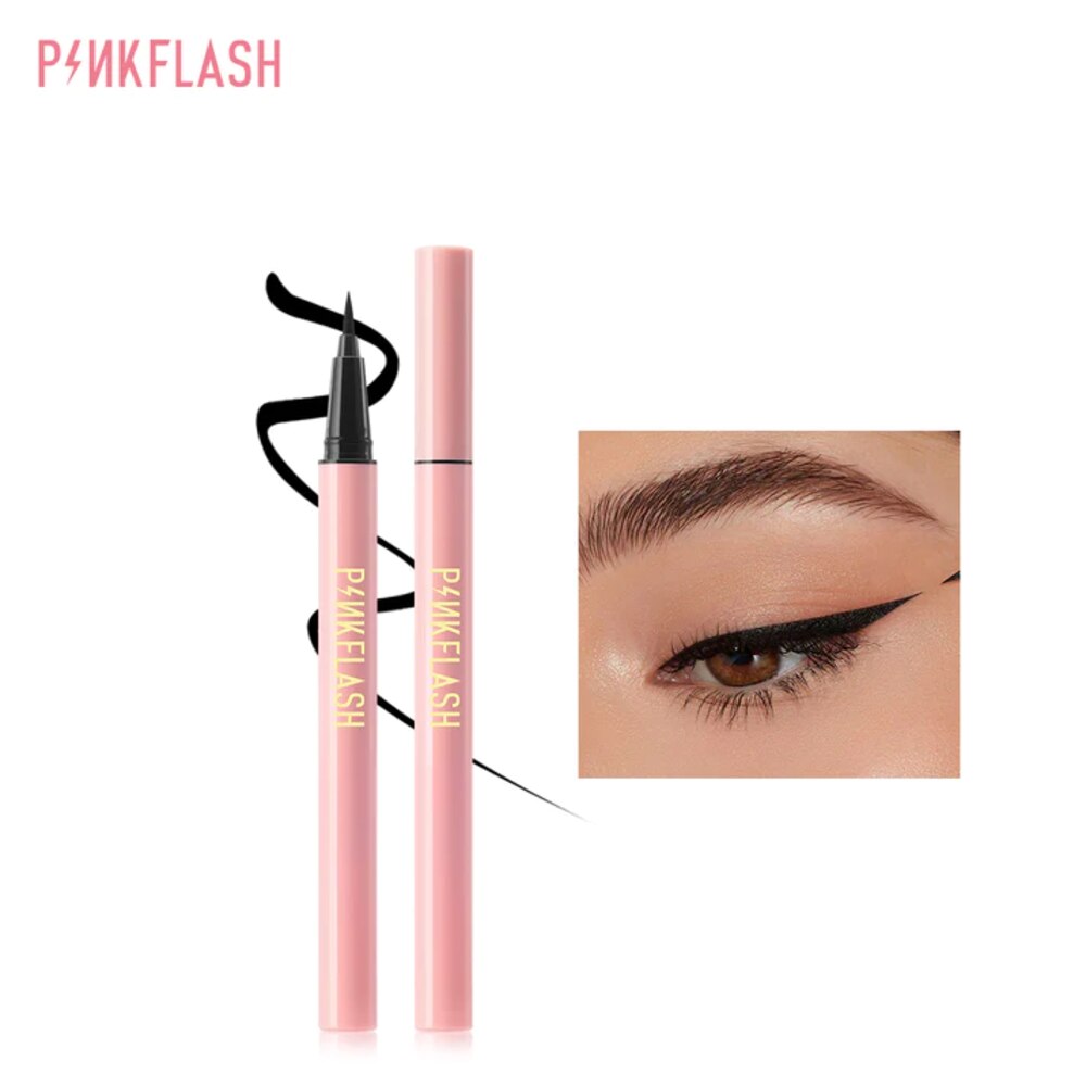 Pink Flash Waterproof Easy Eyeliner PF-E01 - B01 BLACK - Image 2