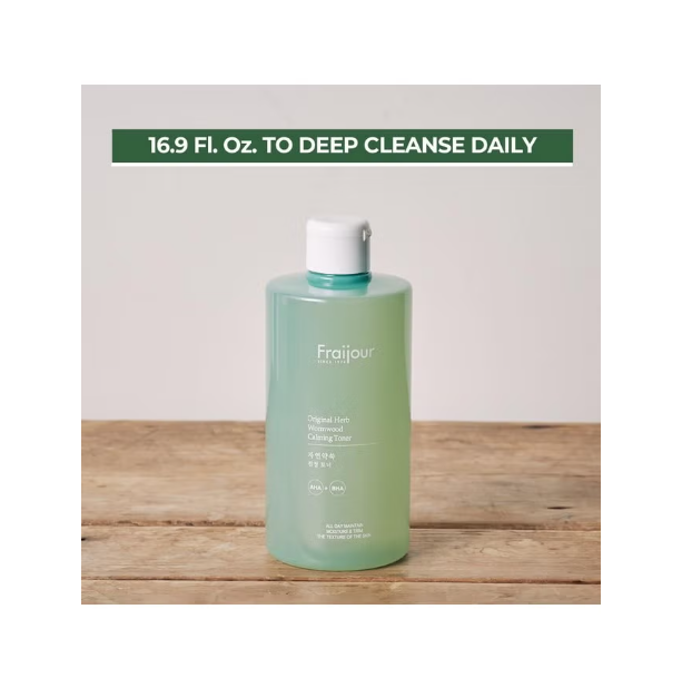 Fraijour Original Herb Wormwood Calming Toner - 500ml - Image 3
