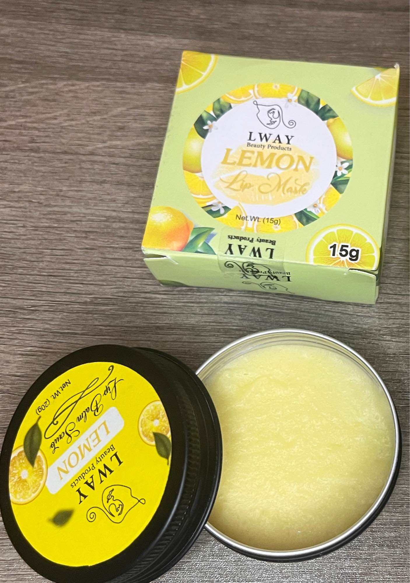 Lway Lemon Lip Mask - 15g - Image 2