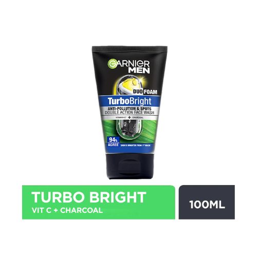 Garnier Men Turbo Bright Duo Foam - 100ml