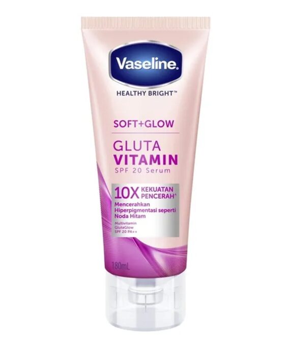 Vaseline Healthy Bright Soft+Glow Gluta Vitamin SPF 20 Serum - 180ml