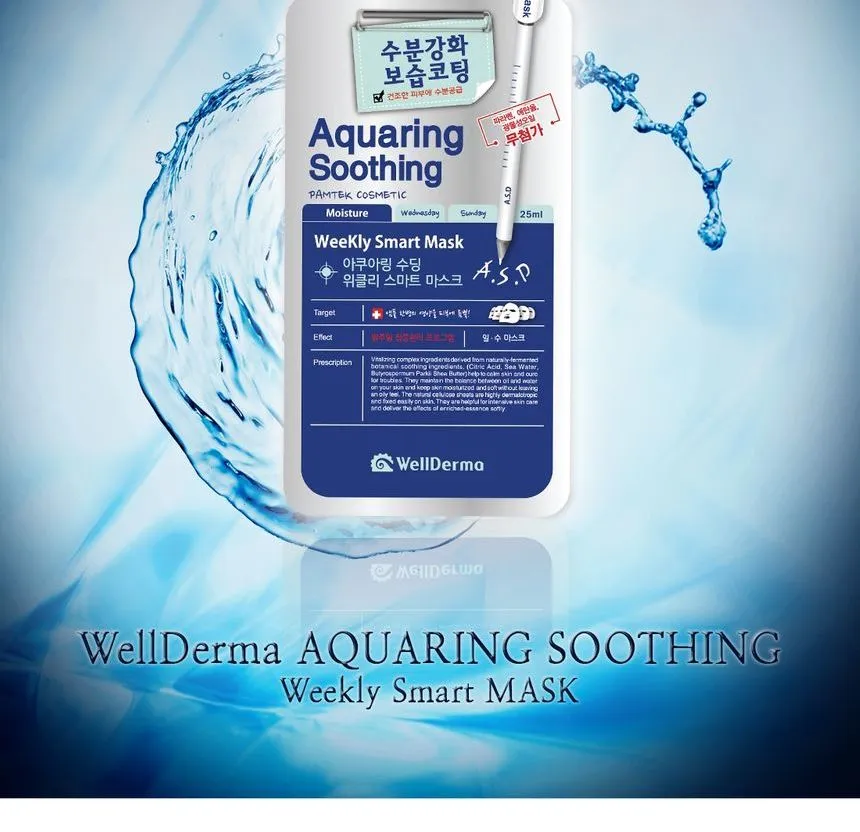WellDerma Aquaring Soothing Weekly Smart Mask - Image 3