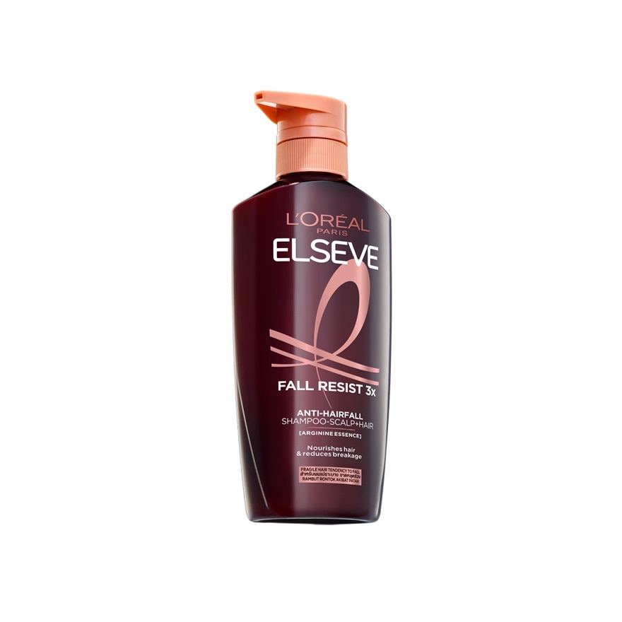 L'oreal Elseve Fall Resist 3x Anti HairFall Shampoo Scalp+Hair - 410ml