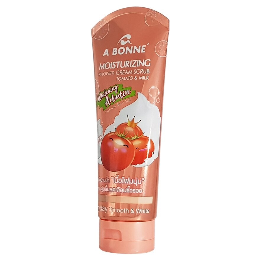 A Bonne Moisturizing Shower Cream Scrub Tomato & Milk - 350g