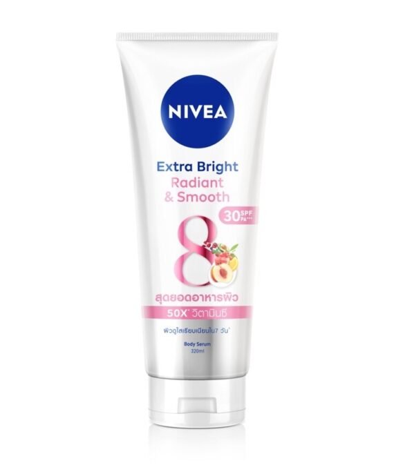 Nivea Extra Bright Radiant Smooth Body Serum SPF30 PA+++ -  320ml