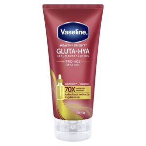 Vaseline Healthy Bright Gluta Hya Serum Burst Lotion Pro-Age Restore - 170ml