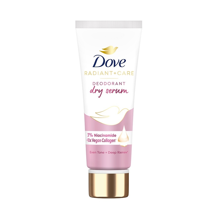 Dove Radiant + Care Deodorant Dry Serum 3 Niacinamide +10X Vegan Collagen - 40ml