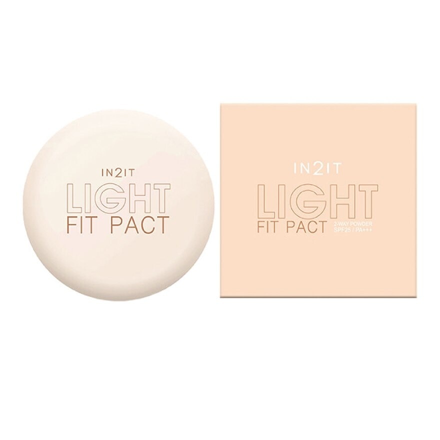 In2it Light Fit Pact 2Way Powder - 101 Light