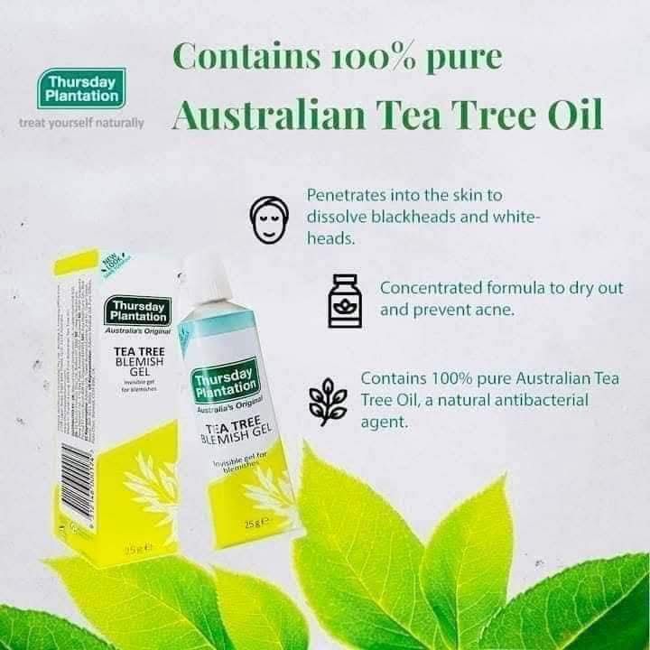 Thursday Planation Tea Tree Medicated Gel For Acne 25g - Image 2