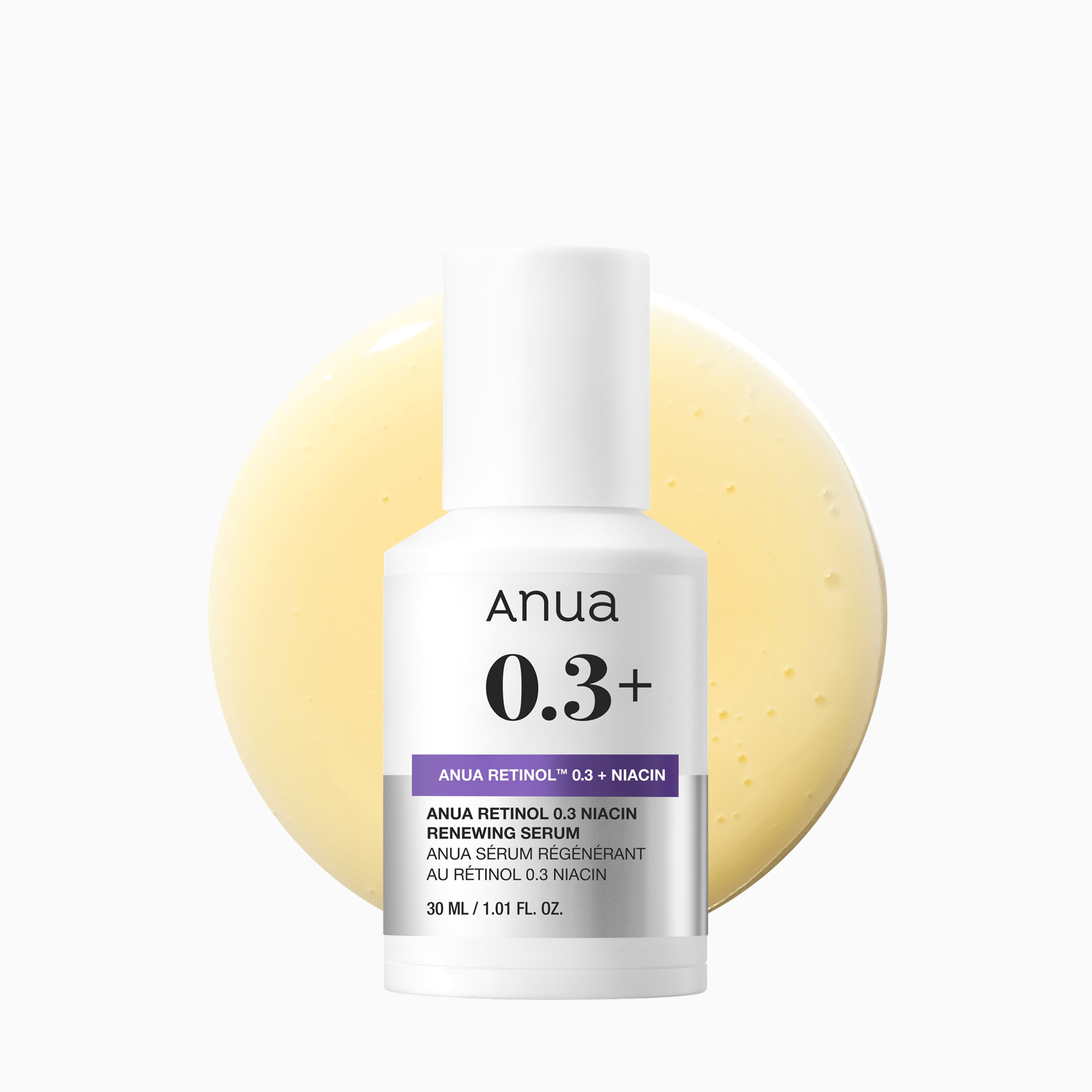 Anua Nano Retinol 0.3% + Niacin Renewing Serum - 30ml