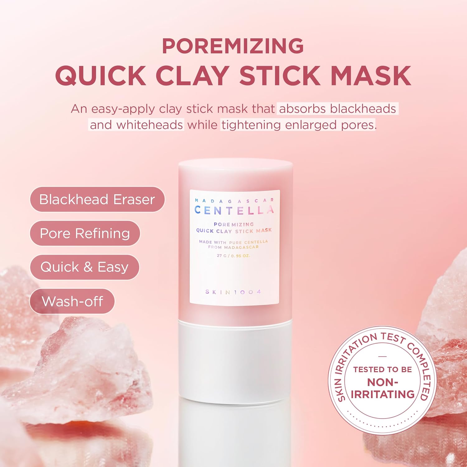 Skin1004 Madagascar Centella Poremizing Quick Clay Stick Mask - 27g - Image 2