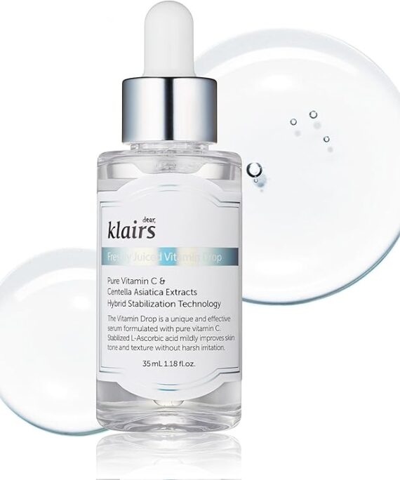DEAR KLAIRS Freshly Juiced Vitamin Drop, 5% pure vitamin C, vitamin C serum, 35ml