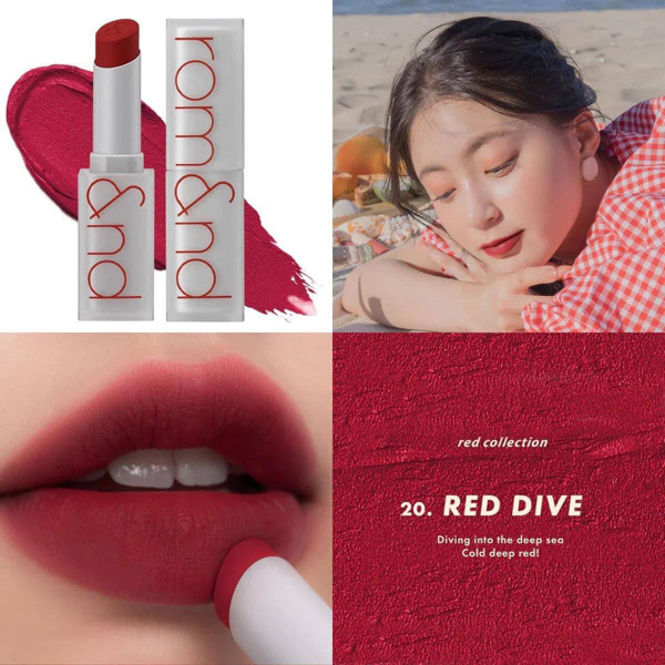 Romand Zero Matte Lipstick 20 Red Dive - Image 2