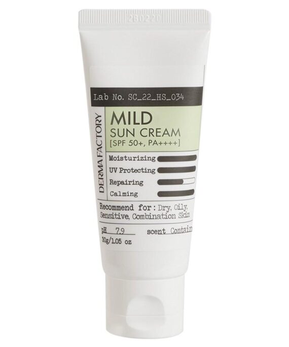 DERMA FACTORY - Mild Sun Cream SPF 50+ PA++++ - 30g