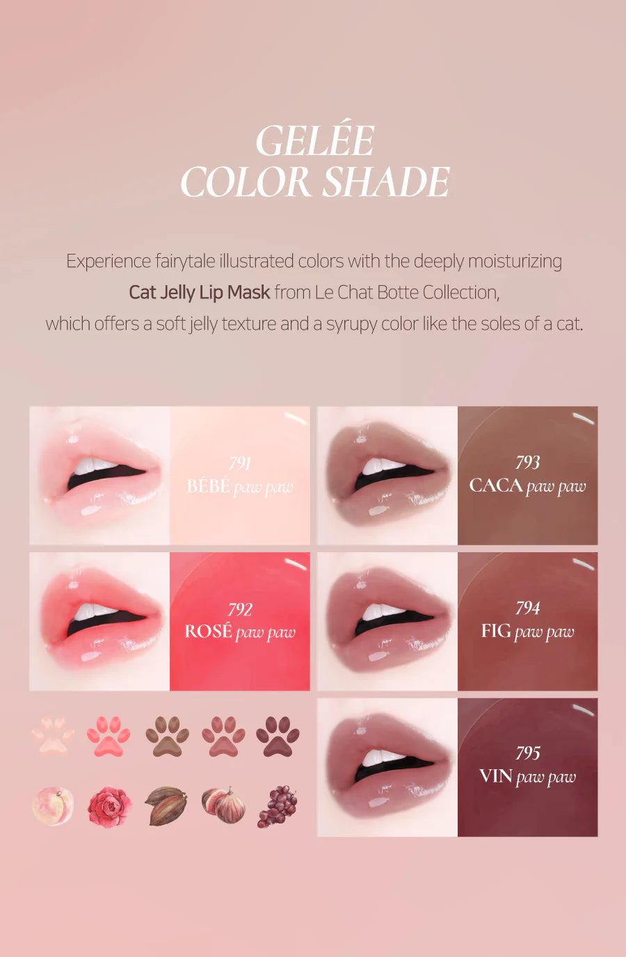 Dinto Dinto Chubby Mocchi Jelly Paw Paw Lip Mask - 793 Caca Paw Paw - Image 2