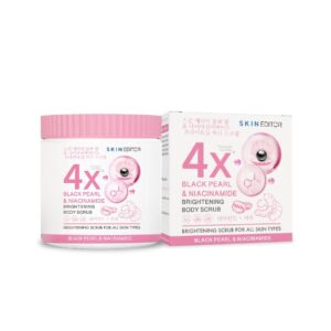 Skin Editor Black Pearl Niacinammide Brightening Body Scrub - 500g
