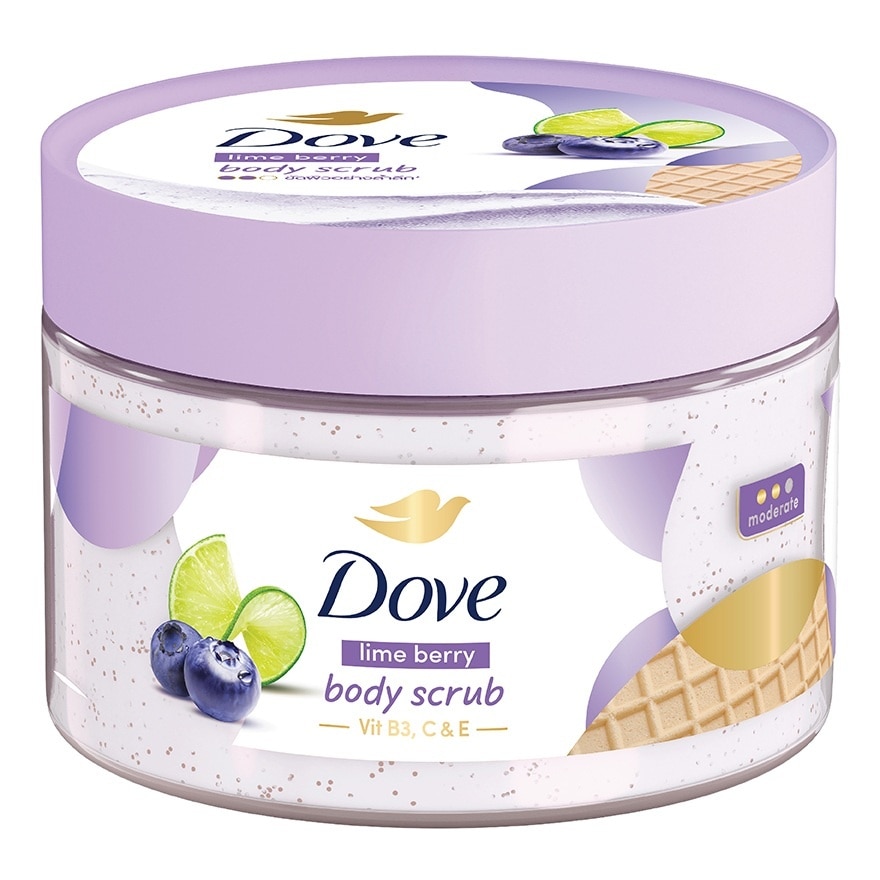 Dove Body Scrub Lime Berry - 280