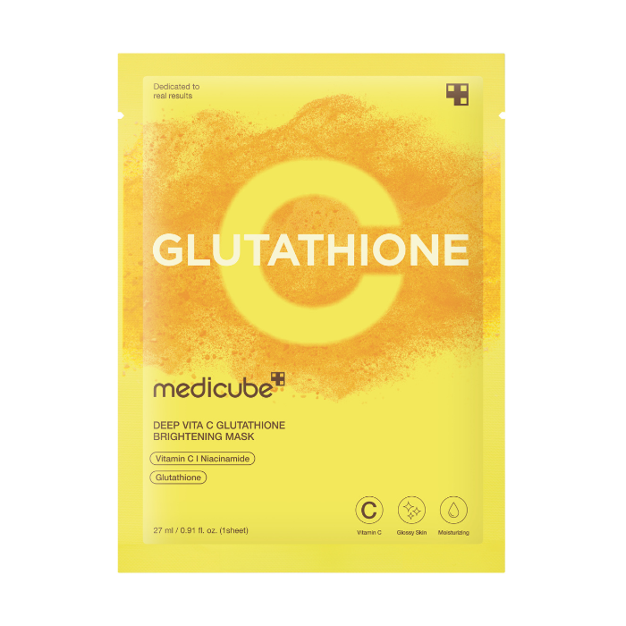 Medicube Deep Vita C Glutathione Mask Sheet - 27ml