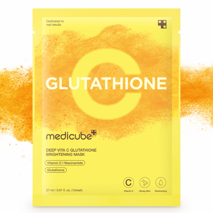 Medicube Deep Vita C Glutathione Mask Sheet - 27ml - Image 2