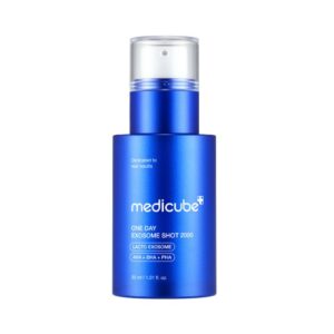 Medicube One Day Exosome Shot 2000, Advanced Pore-Tightening and Texture Refining Serum 30ml