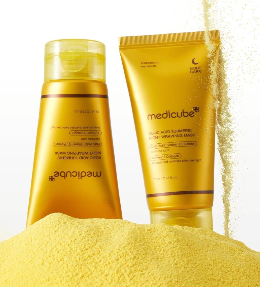 Medicube Kojic Acid Turmeric Night Wrapping Mask - 75ml - Image 3