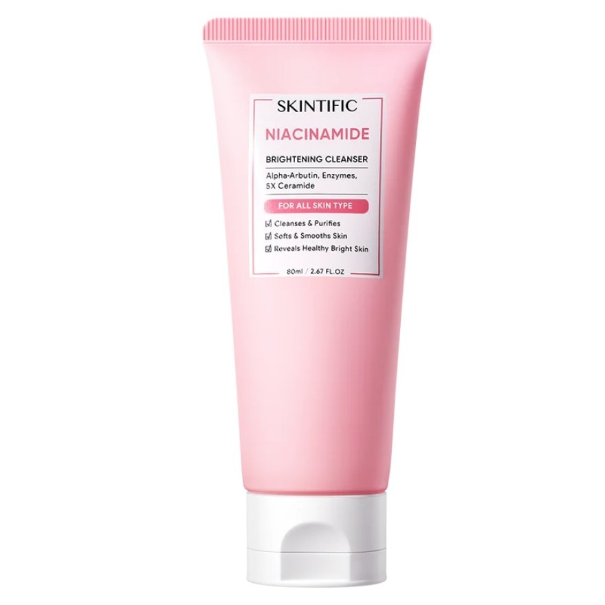 Skintific Niacinamide Brightening Cleanser - 80 ml