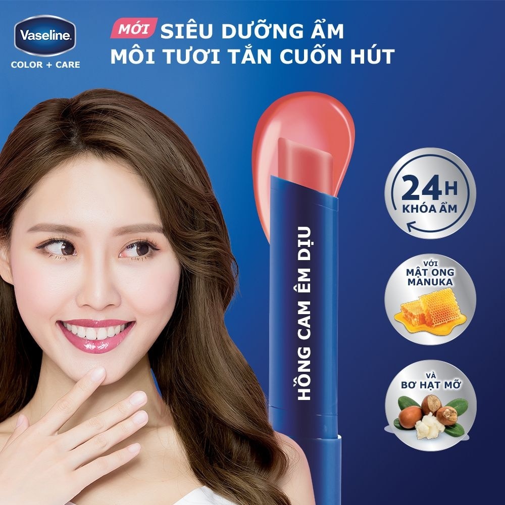 Vaseline Lip Care Colour+Care #Mellow Rose - 3g - Image 3