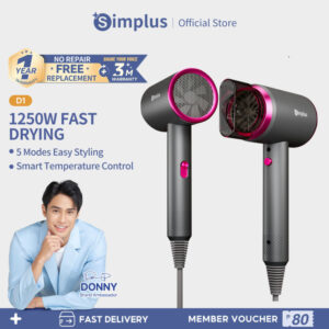 Simplus Hair Dryer 1250W Hair Blower