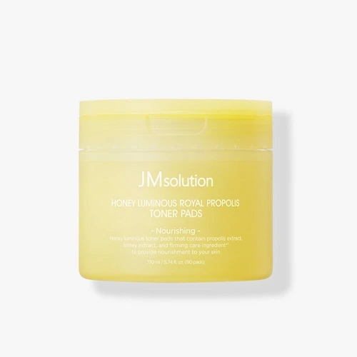 JM Solution Honey Luminous Royal Propolis Toner Pads - 100Pads