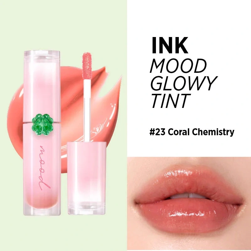 Peripera Ink Mood Glowy Tint 4g - 023 Coral Chemistry - Image 2