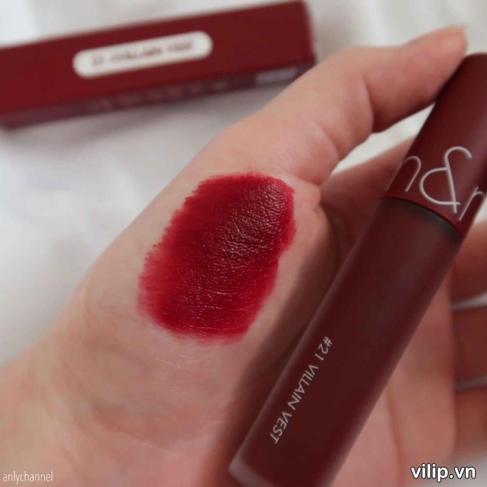Romand Zero Velvet Tint Lipstick - 21 Villan Vest - Image 2