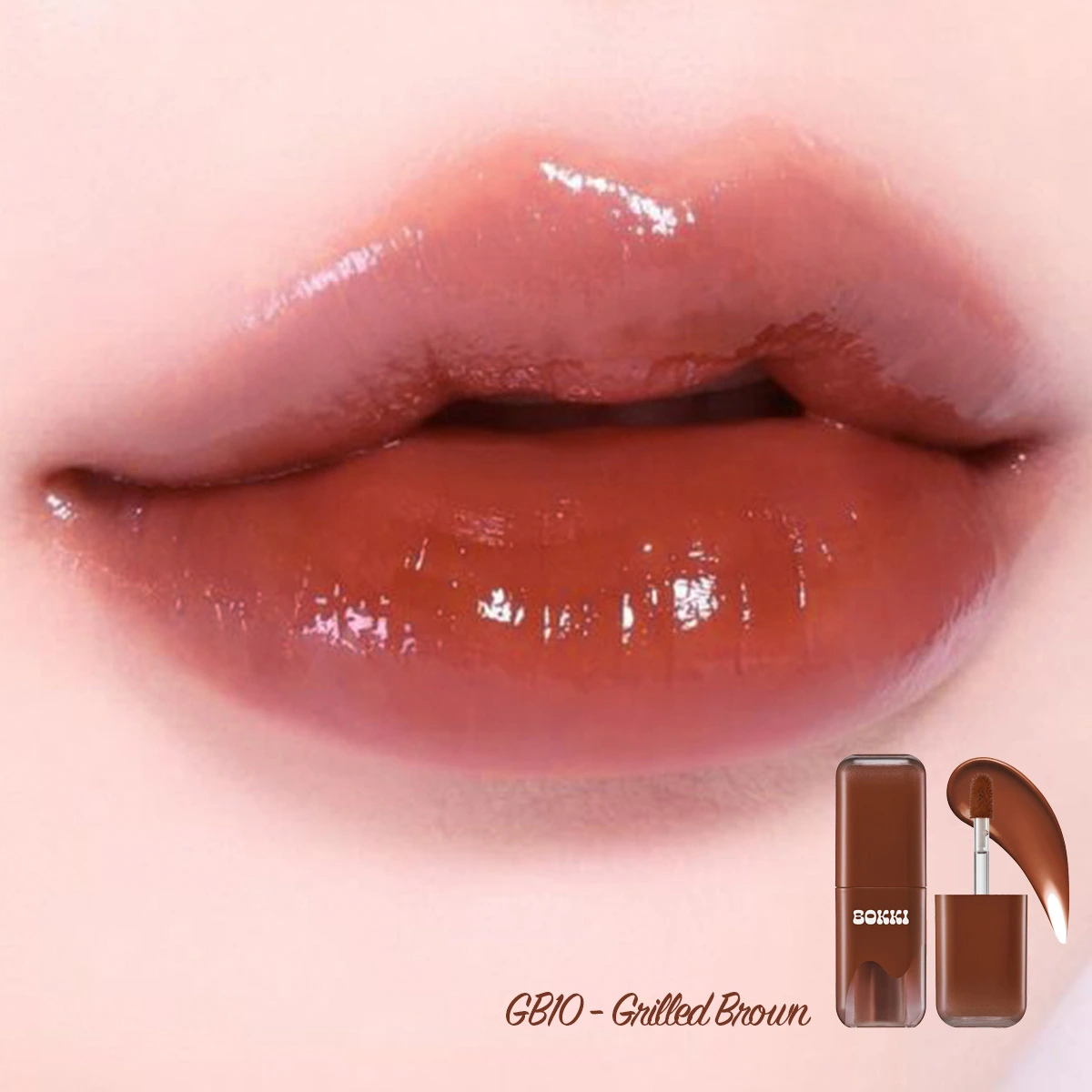 Black Rouge Glow Bokki Tint - GB10 Grilled Brown - Image 2